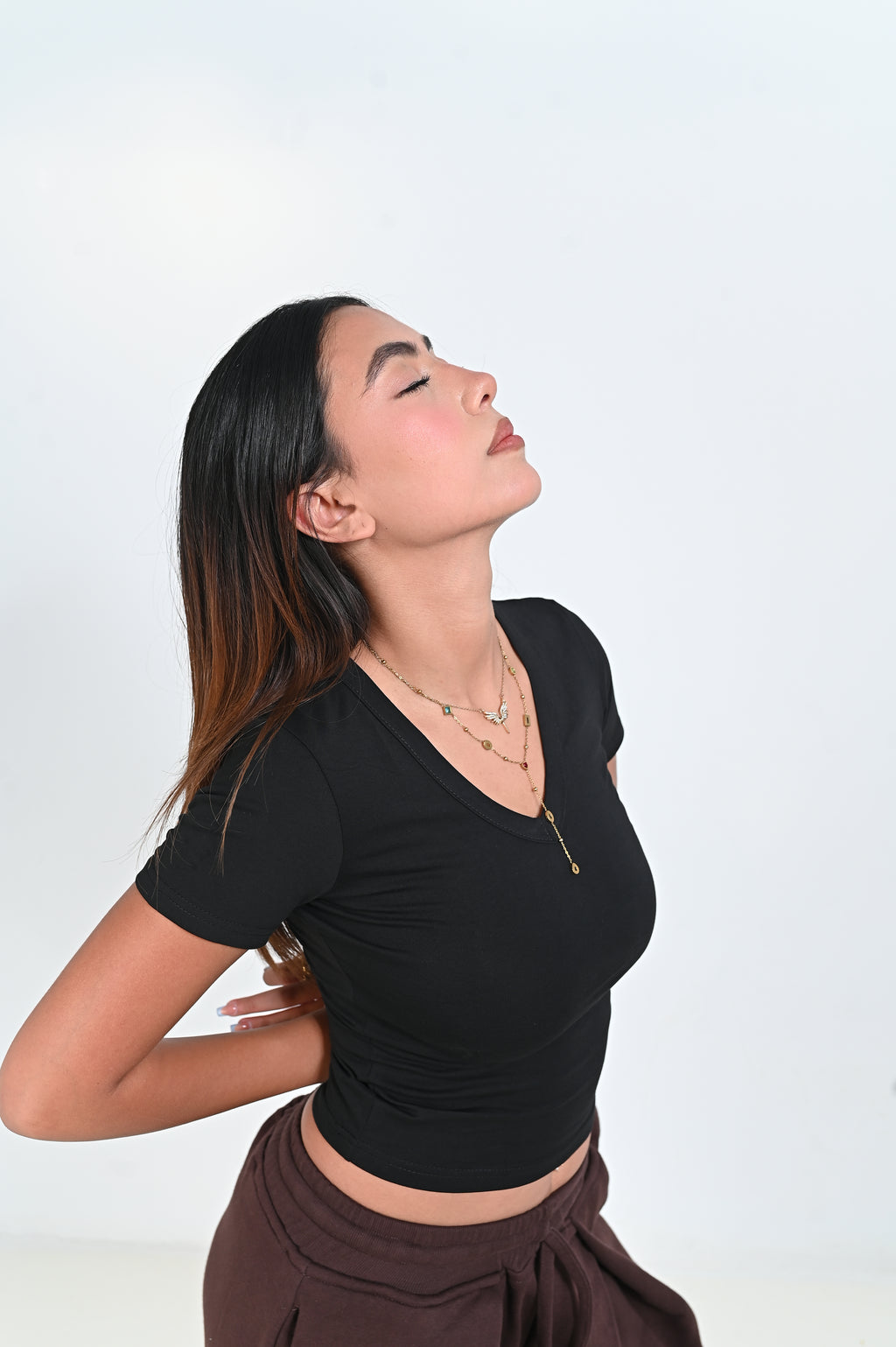 V Basic Top Cotton