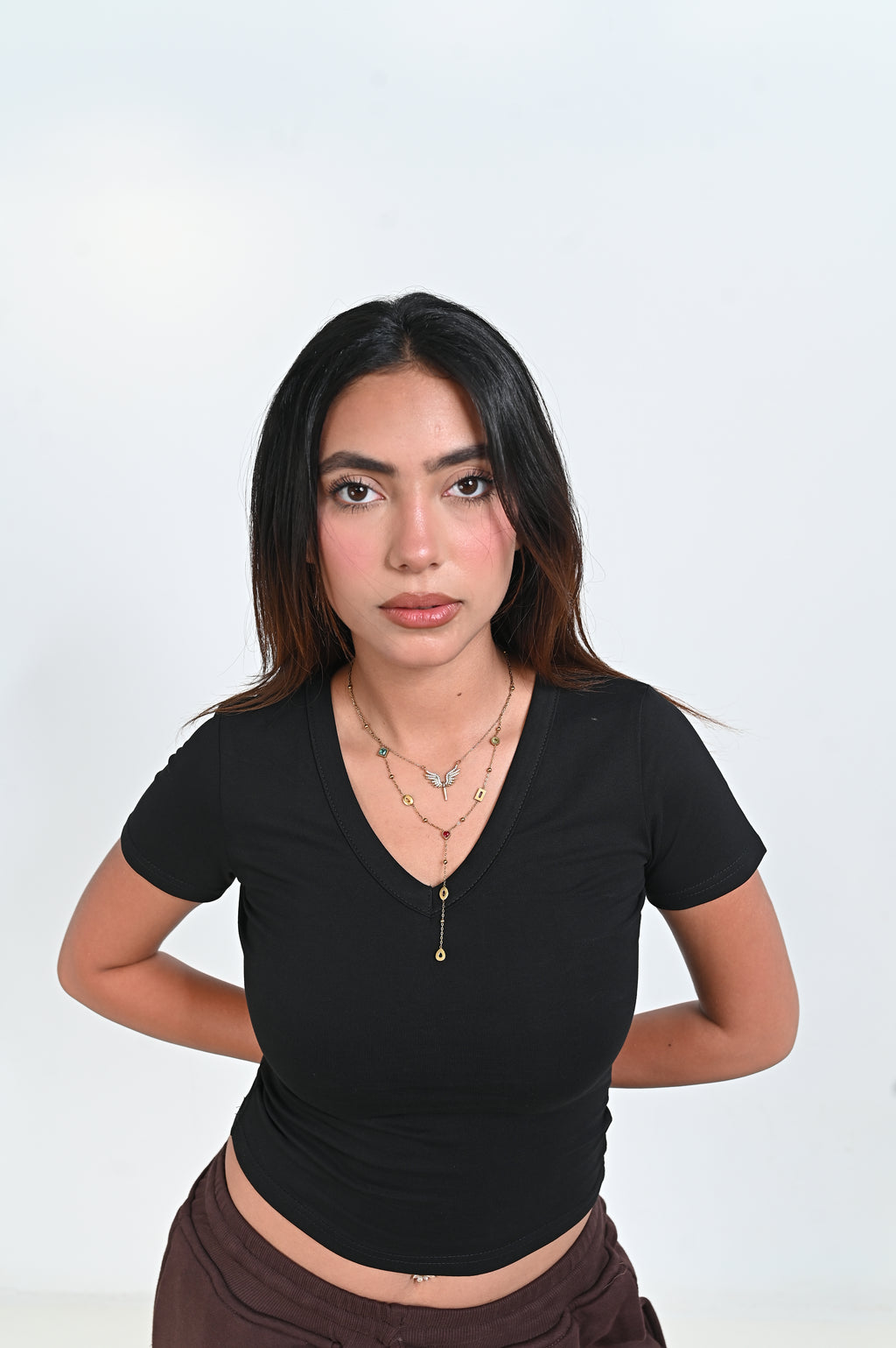 V Basic Top Cotton