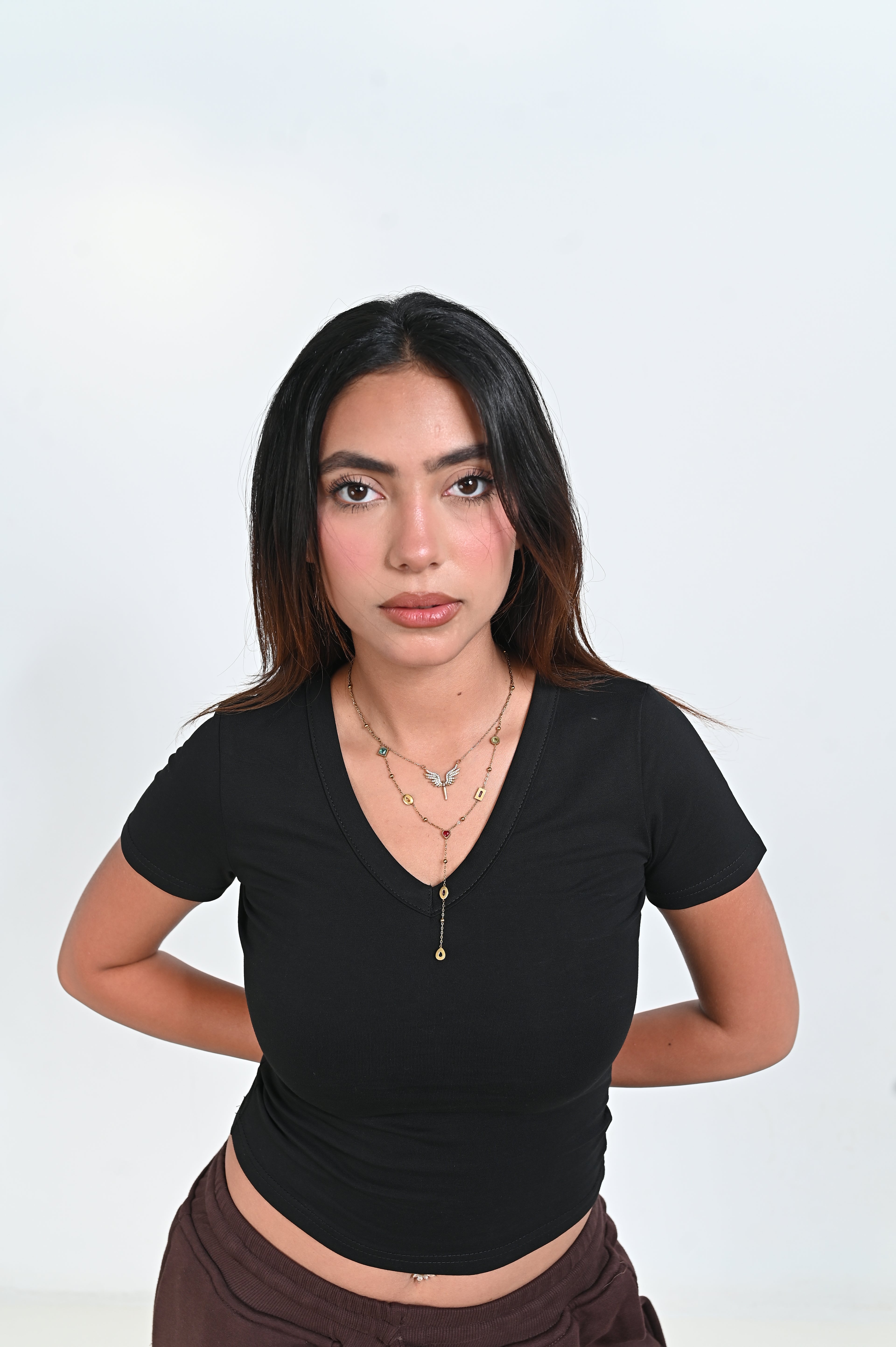V Basic Top Cotton