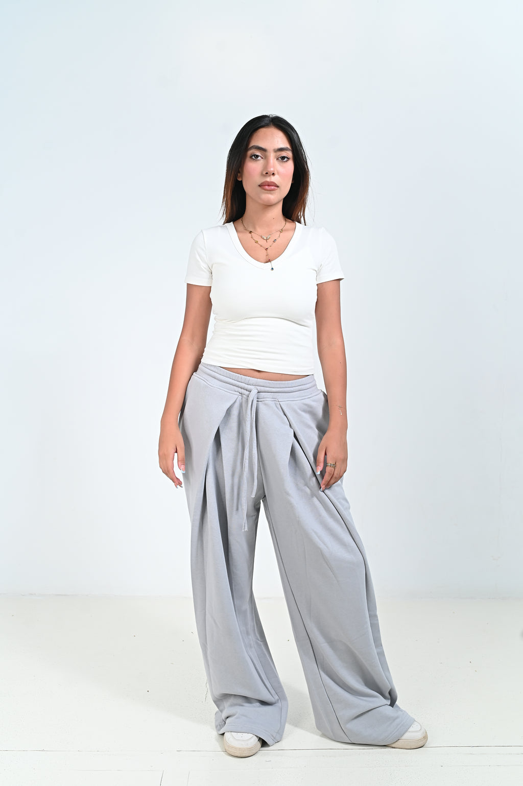 Sweatpants wide leg Cotton