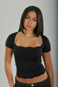 Soft Girl Lace Basic Top