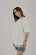 Lace T-shirt White