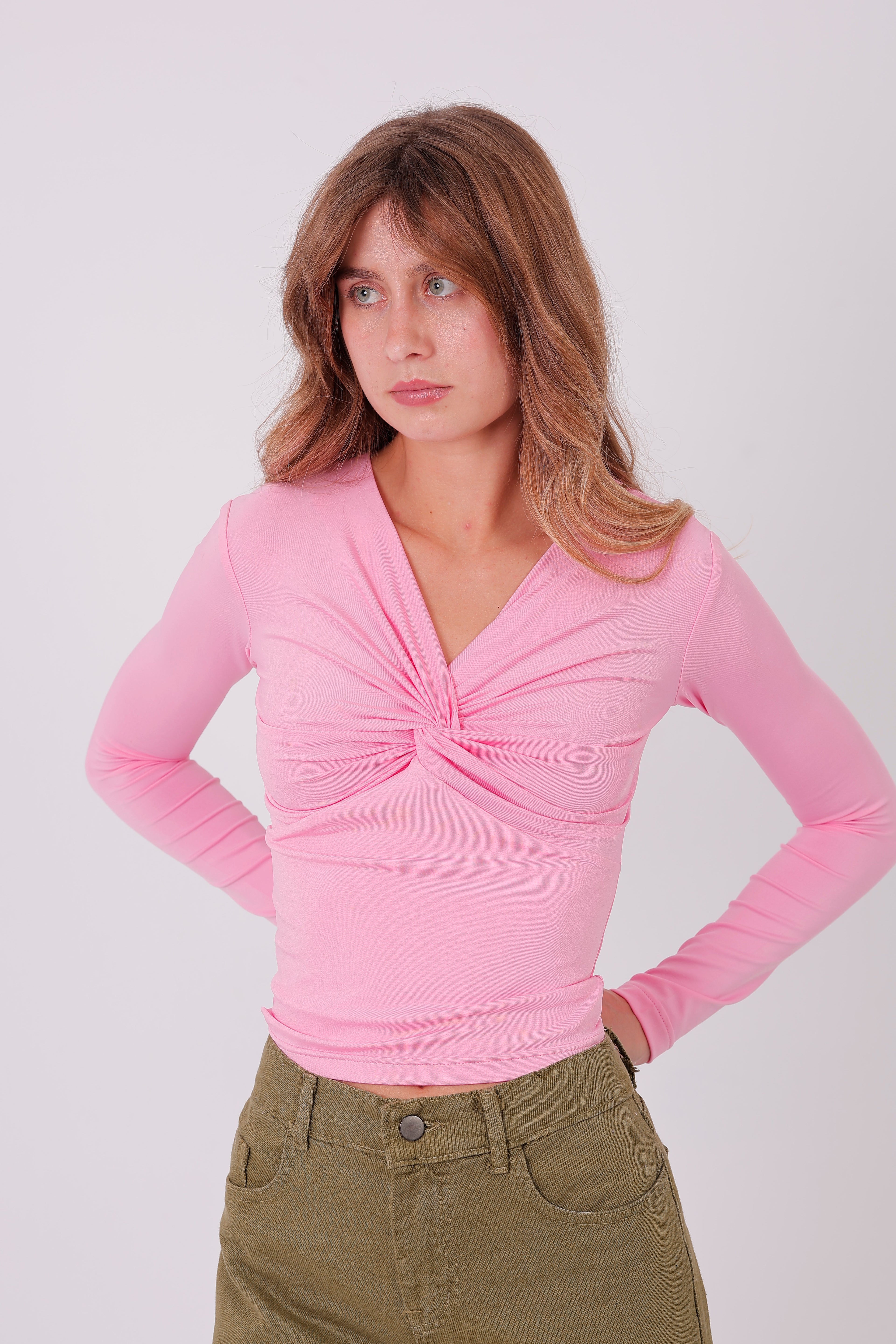 Butterfly Basic Long sleeve Pink