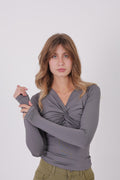 Butterfly Basic Long sleeve Gray