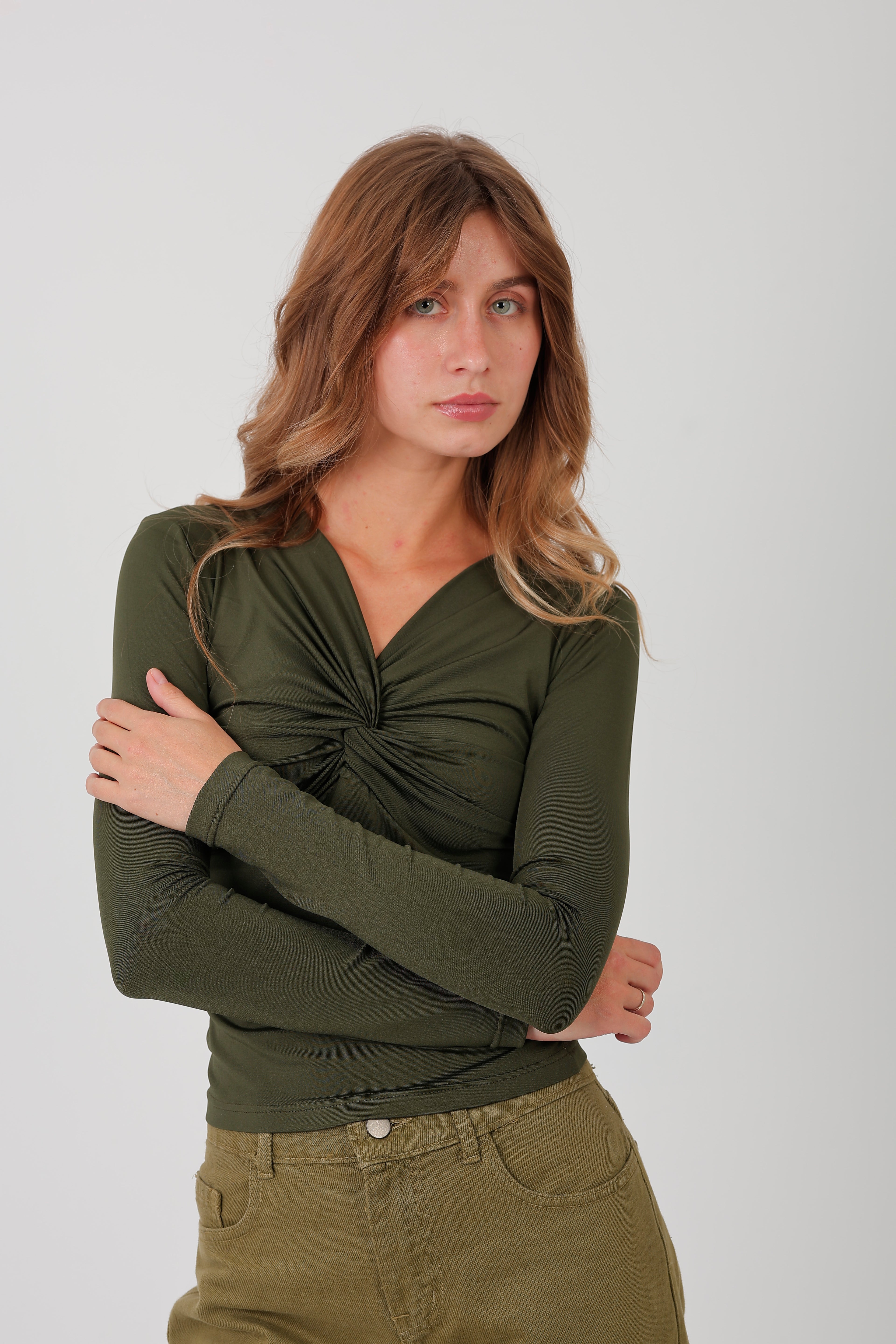 Butterfly Basic Long sleeve Olive